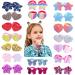 Hair Ties For Girls 36 Pcs Girls Colorful Elastic Rubber Band Soft Cute Ponytail Holders Hair Accessories for Baby Girls Infants Toddlers Kids Children