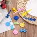 72-Piece Self Hinge Plastic Hair Barrettes Set - Multi-Coloured Flowers & Bowknot Clips - 80s 90s Hair Accessories (Random Color) - Buy Online on GoSupps.com