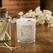 Personalised Candle Gift for Engagement Couple with Watercolour Heart (Sea Breeze) - Buy Online on GoSupps.com