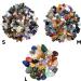 Premium Gemstone Set - Colorful Natural Drumstones in Fabric Bag (1.2-2.5cm) | Real Gemstones for Collecting & Decor - Buy Online on GoSupps.com
