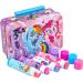 My Little Pony 4 Pack Vegan Lip Balm with Collectible Tin Case for Girls Ages 3+