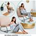 Akumata Eco Acupressure Mat & Pillow Set | Effective Back & Neck Pain Relief | Full Body Massage Set in Linen & Gold - Buy Online on GoSupps.com