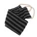 Fomiyes bathing sponge back shower brush back for shower bathroom body brushes peeling brush back peeling sponge pad for men and women low wing black black