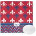 YouCustomizeIt Personalized Patriotic Fleur de Lis Washcloth