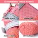 DEWVIE Dog Shoes for Small Dog Anti-Slip Dog Boots with Reflective Strip Puppy Paw Protectors for Indoor Outdoor Walking Winter Snow (Pink Size 1) Pink Inside #1: 1.1''x1.4''(W*L) (Pack of 4) - Buy Online on GoSupps.com