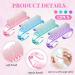 Patelai 24 Pcs Colorful Handle Grip Nail Brush Set for Men and Women - Nail Cleaner Brushes for Fingernails and Toenails - Pedicure Scrubbing Tool Kit - Buy Online on GoSupps.com