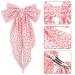 Shop Wllhyf Pink Big Bow Hair Clips - Silky Satin 90s Style Hairpins for Women & Girls | International Shipping - Buy Online on GoSupps.com