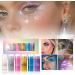 Sequins Shimmer Liquid Eyeshadow - Body Glue for Glitter Tattoos | Glitter Makeup Gel for Body and Face | Anti-perspirant Shimmering Body - Buy Online on GoSupps.com