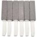 Lizusidtsy Toilet Bowl Pumice Cleaning Stone with Handle for Toilet Cleaning Hard Water Ring Remover 6 Pack