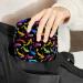 Rainbow Menstruation Pad Bag with Zipper | Women's Napkin & Tampon Holder | Stylish Collective Bags for Girls - Buy Online on GoSupps.com