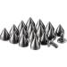 100 Sets 9MM Gun Metal Spikes and Studs - Screw Back Rapid Rivets for Clothing, Shoes, Leather Craft - Punk Studs and Spikes Accessories - Buy Online on GoSupps.com