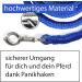 Shop Stylish Leading Knit with Panic Hooks for Horses Ponies Donkeys & Goats Durable Binding Leash in Blue - Buy Online on GoSupps.com