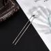 NICENEEDED Vintage Moon Hair Stick Hairpin Double Prong Gemstone Silver Metal Hair Chopsticks for Long Hair Decoration Chignon Hair Jewelry Hair Pin for Women and Girls - Buy Online on GoSupps.com
