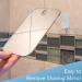 Shave Well Anti-Fog Shower Mirror - Fogless Bathroom Shaving Mirror for Men and Women | Removable Adhesive Hook | Frameless & Portable - Ideal for Travel, Camping, Gym - Unbreakable - Buy Online on GoSupps.com