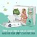 Seventh Generation Baby Wipes Unscented & Sensitive 64 Count (Pack of 4) - Gentle & Hypoallergenic - Buy Online on GoSupps.com