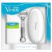 Gillette Venus Extra Smooth Women's Razor + 1 Razor Blade Refill & Travel Case Gift Set Ideas for Her/Mum Platinum