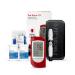 FORA Pro Voice V9 Diabetes Testing Kit for Accurate and Easy Monitoring Your Blood Glucose with Talking Glucometer 1 Meter 100 Test Strips 100 Lancets 1 Painless Design Lancing Device Carry Case