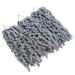 Gray 3 Pack Pretwisted Spring Twist Crochet Hair - 8 Inch Curly Braiding Hair (18 StrandsPack) - Buy Online on GoSupps.com