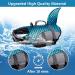 Kuoser Dog Life Jacket Vest with Shark Fin for Swimming and Boating - Blue XL - Buy Online on GoSupps.com