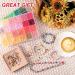 QUEFE 4800pcs Clay Beads for Bracelet Making Kit - 48 Colors Polymer Clay Beads for Jewelry Making - Heishi Beads for Girls 8-12 - Preppy Gift Pack - Buy Online on GoSupps.com