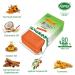 Organic Turmeric Soap Bars - Handcrafted Vegan Ayurvedic Formula - 10.6 Ounce (Pack of 4) - Buy Online on GoSupps.com