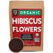 Organic Hibiscus Flowers | Loose Tea (200+ Cups) | Cut & Sifted | 16oz/453g Resealable Kraft Bag |100% Raw From Egypt | by FGO 16 Ounce (Pack of 1)