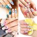 Colorful Butterfly Nail Stickers - 30 Styles | Adhesive Nail Design Decals for Women & Girls | DIY Nail Decoration Kit with Tweezers | 2500+ Pieces - Buy Online on GoSupps.com
