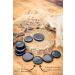 Black Tourmaline Schorl Disc Stone | Natural Palm Stone | Real Gemstone from Lebensquelle Plus - Shop Internationally - Buy Online on GoSupps.com