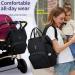 Buy Pomelo Stylish Baby Diaper Backpack - Water-Repellent Large Capacity Multifunctional with Diaper Pad - Ideal for New Parents | International Shipping - Buy Online on GoSupps.com