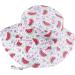 LASSIG Beach Sun Protection Hat for Baby Girls | Adjustable Toddler Kids Hat with Chin Strap | Watermelon 6-12 Months - Buy Online on GoSupps.com