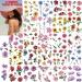 Konsait 24 Sheets Realistic Floral Temporary Tattoos - Waterproof, Long-Lasting Body Art for Women and Girls | Flower Fake Tattoos Multi-Colored Stickers | Ideal for Goodie Bags, Parties & More - Buy Online on GoSupps.com