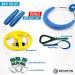 Three-Piece Ninja Line Accessories Set: Durable Ring, Triangle, and Wheel - Ninja Warrior Training Equipment for Obstacle Course - Buy Online on GoSupps.com