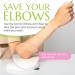 Nail Arm Rest for Elbow - White Elbow Pad for Nail Tech - Comfortable Nail Arm Rest for Ultimate Support - Buy Online on GoSupps.com