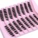 Large Volume Flat Lash Clusters - CD Curl Manga Anime Individual Lashes | Thai Style Cat Eye Extensions for DIY Makeup - Buy Online on GoSupps.com
