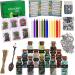 Witchcraft Supplies Kit 110 PCS - Beginner Witchcraft Altar Supplies, Wiccan Gifts - Crystal Jars, Dried Herbs, Colored Candles - Spiritual Items for Spells & Altar Decor - Buy Online on GoSupps.com