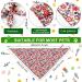 Summer Dog Bandanas: Reversible Floral Triangle Bibs for Dogs Cats - Cute Flower Patterns XL - Buy Online on GoSupps.com
