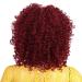 Red Afro Wig - Short Curly Wig with Bangs for Black Women | Synthetic Full Wig for International Shipping - Buy Online on GoSupps.com