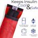 FRIO DUO Insulin Cooler Wallet - Keep Meds Cool for 45+ Hours | Travel & Everyday Use | Red/Dark Red - Buy Online on GoSupps.com