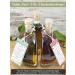 Direct & Friendly Gift Set: 3 Decorative Organic Olive Oil Bottles - Naturally Cloudy Chili & Oregano (3x200ml) - Perfect International Gift - Buy Online on GoSupps.com