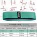 Jedebar Non-Slip Fabric Booty Bands - Green-Light Resistance for Glutes, Hips, Legs - Yoga, Pilates, Exercise - 3 Strength Levels - Physiotherapy and Recovery - Buy Online on GoSupps.com