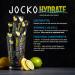 Jocko Fuel Hydrate Electrolytes Powder - No Sugar Hydration Packets for Recovery & Exercise - Lemon Lime - 16 Servings - Buy Online on GoSupps.com