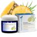 Blue Beautifly Pineapple Enzyme Exfoliant | Enriched with Bromelain & Papain Enzymes | Plant-based with No Synthetic Additives | Removes Impurities with Gentle Exfoliation of Rice Bran Beads | 2 fl oz
