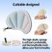 Breathable Mesh Heel Grips - 4 Pieces Set for Men & Women | Anti-Slip Cushions for Loose, Large Shoes | Prevent Rubbing, Blisters & Slipping Out | Self-Adhesive Heel Protectors in Black & Beige - Buy Online on GoSupps.com