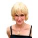 Wig blonde short hair bob approx. 25 cm 26826-611
