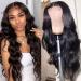 NewYou Body Wave Lace Front Wigs Human Hair 4x4 Lace Closure Wigs for Black Women Pre Plucked with Baby Hair 150% Density Brazilian Body Wave Lace Front Closure Wigs Human Hair 24 Inch 24 Inch Body Wave Lace Front Closure …