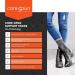 Core-Spun 10-15mmHg Graduated Knee High Compression Socks - Large, Navy - Buy Online on GoSupps.com