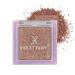 Single Eyeshadow Compact Shimmer Glitter Metallic Warm Eye Shadow and Highlighter - Long Lasting Blendable Vegan Cruelty-free Cream Eyeshadow - Rose Gold Brown Silver Sparkle