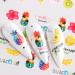 Summer Fruit Nail Stickers - Pineapple, Tropical Leaf Design | 12sheets - Buy Online on GoSupps.com