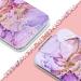 Compact Magnifying Travel Mirror Set - Double Sided 1X/2X Magnification, Marble Design - Perfect Gift for Women, Girls, Graduation, Birthday or Christmas - Buy Online on GoSupps.com