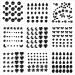 9 Sheets Face Gemstone Stickers Self Adhesive Rhinestones Face Diamonds Jewels Gems Stick on Rhinestone Embellishment Stickers for Makeup Party Festival